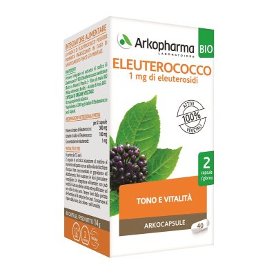 ARKOCAPSULE ELEUTEROC BIO40CPS