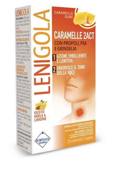LENIGOLA 2ACT CARAMELLE DURE LENIGOLA 2ACT CARAMELLE DURE