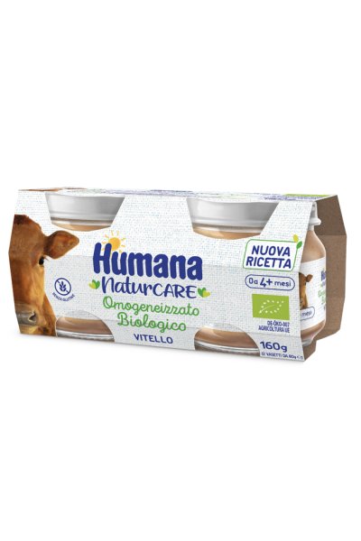 HUMANA OMOG VITELLO BIO 2X80G HUMANA OMOG VITELLO BIO 2X80G
