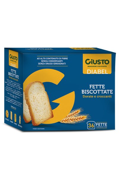 GIUSTO DIABEL FETTE BISC 300G GIUSTO DIABEL FETTE BISC 300G