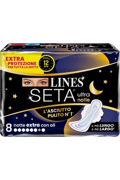 LINES SETA ULTRA NOTTE 8PZ LINES SETA ULTRA NOTTE 8PZ