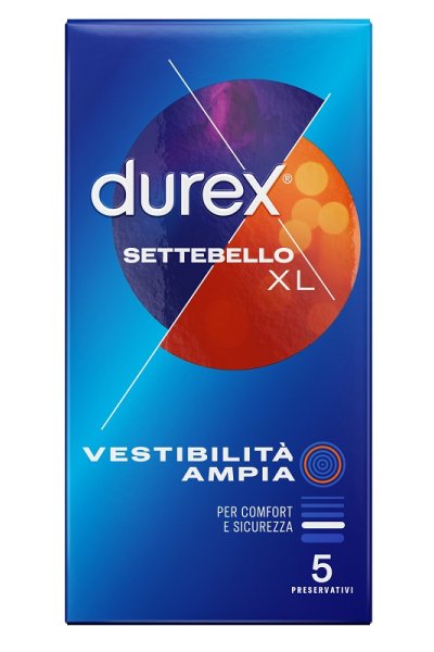DUREX SETTEBELLO XL 5PZ DUREX SETTEBELLO XL 5PZ