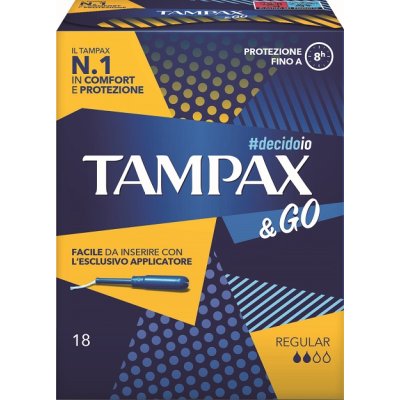 TAMPAX &GO REGULAR 18PZ