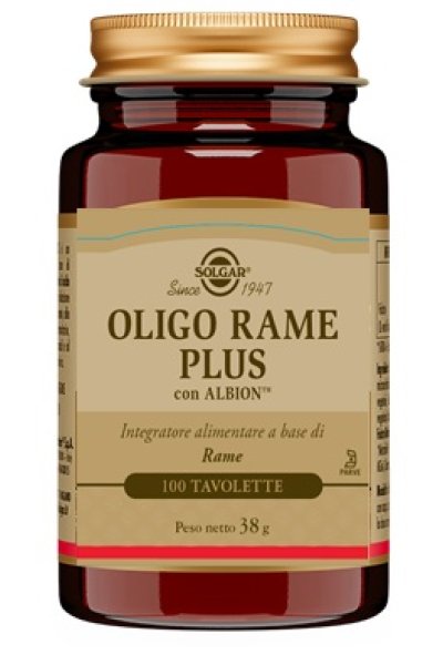 OLIGO RAME PLUS 100CPR SOLGAR OLIGO RAME PLUS 100CPR SOLGAR