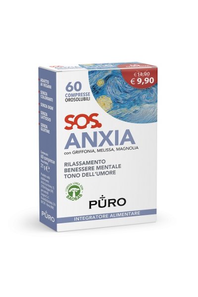 PURO SOS Anxia 60Cpr Orosol. PURO SOS Anxia 60Cpr Orosol.