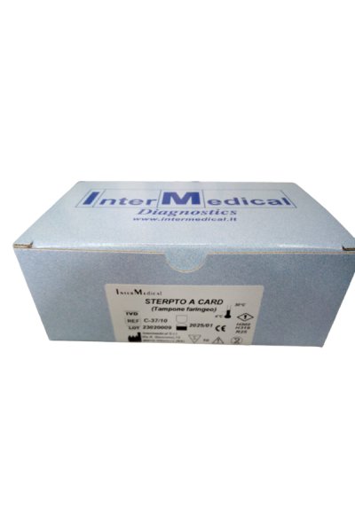TEST STREPTO A INTERMEDICAL 10PZ TEST STREPTO A INTERMEDICAL 10PZ