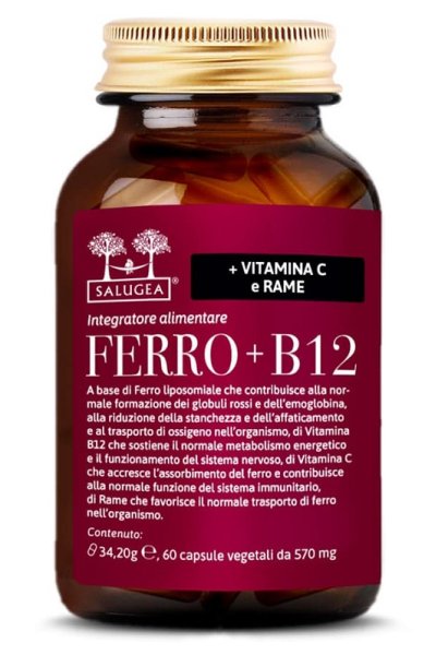 FERRO+B12 SALUGEA 60CPS FERRO+B12 SALUGEA 60CPS