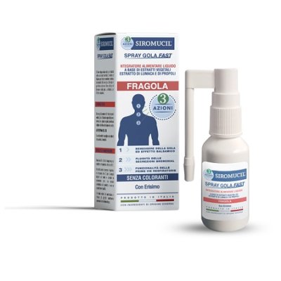 SIROMUCIL SPRAY GOLA 3 AZIONI