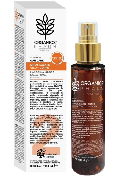 ORG PH SPRAY SOLARE V/C SPF30 ORG PH SPRAY SOLARE V/C SPF30