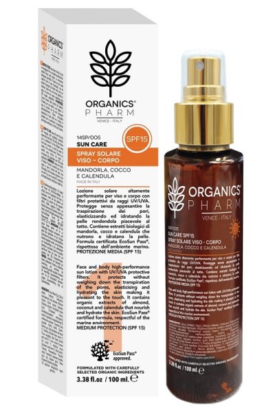 ORG PH SPRAY SOLARE V/C SPF15 ORG PH SPRAY SOLARE V/C SPF15