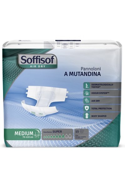 SOFFISOF AirDry P-Mut.S M 15pz SOFFISOF AirDry P-Mut.S M 15pz