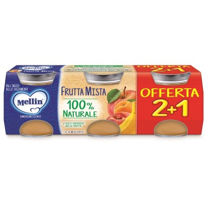 MELLIN OMOG FRUTTA MIX 3PZ MELLIN OMOG FRUTTA MIX 3PZ