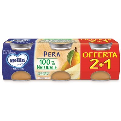 MELLIN OMOG PERA 3PZ 100G MELLIN OMOG PERA 3PZ 100G