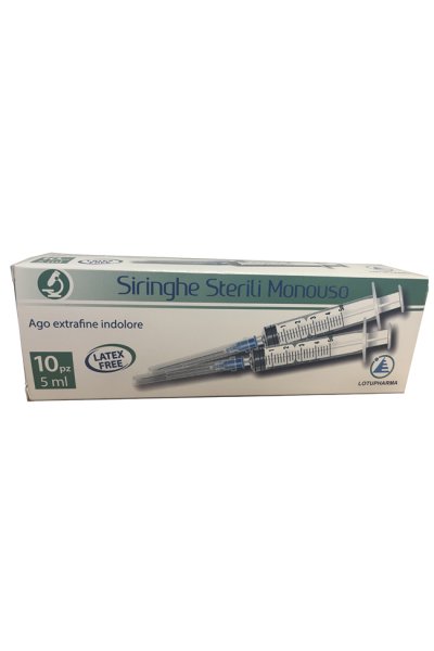 LOTUPHARMA SIRINGA 5ML 10PZ LOTUPHARMA SIRINGA 5ML 10PZ