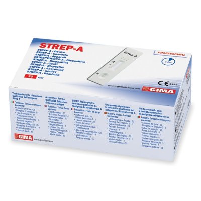 TEST STREPTO A PROFESS GIMA 20PZ