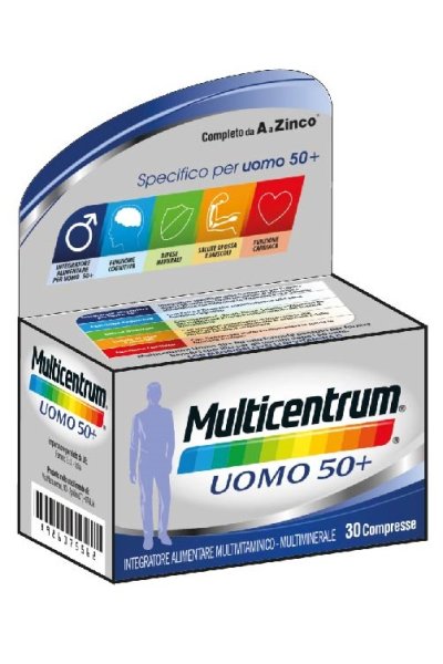 MULTICENTRUM UOMO 50+ 30CPR MULTICENTRUM UOMO 50+ 30CPR