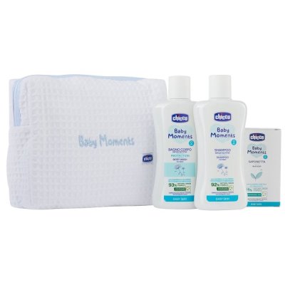 BM BEAUTY BAG ZIP AZZURRO 10616