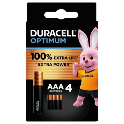 DURACELL OPTIMUM AAA B4 4PILE DURACELL OPTIMUM AAA B4 4PILE
