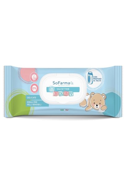 SF+ SALVIETTINE TALCO BABY 72PZ SF+ SALVIETTINE TALCO BABY 72PZ