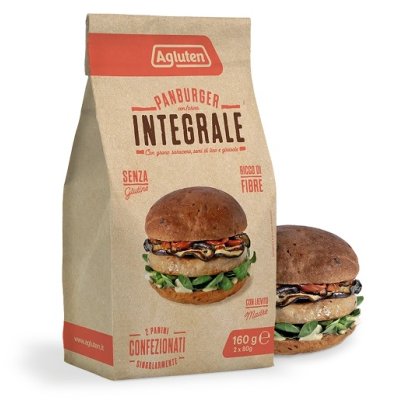 AGLUTEN Pan Burger Integr.160g AGLUTEN Pan Burger Integr.160g