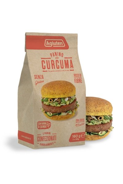 AGLUTEN Panino Curcuma 160g AGLUTEN Panino Curcuma 160g