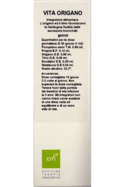 VITA ORIGANO GOCCE 30ML VITA ORIGANO GOCCE 30ML