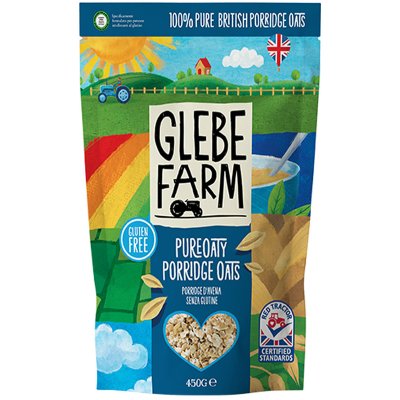 GLEBE FARM PORRIDGE AVENA 450G GLEBE FARM PORRIDGE AVENA 450G