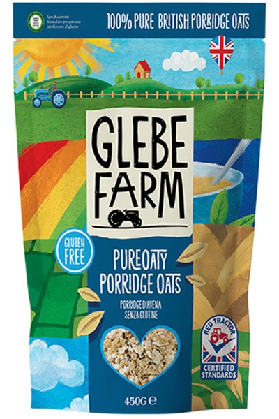 GLEBE FARM PORRIDGE AVENA 450G GLEBE FARM PORRIDGE AVENA 450G