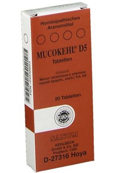 MUCOKEHL D5 20CPR SANUM MUCOKEHL D5 20CPR SANUM