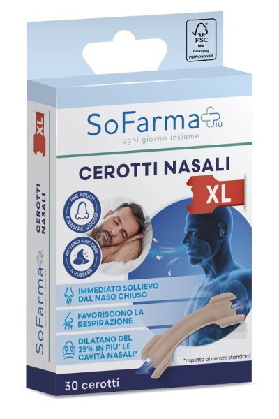 CEROTTO NASALE XXL 30PZ SF+ CEROTTO NASALE XXL 30PZ SF+