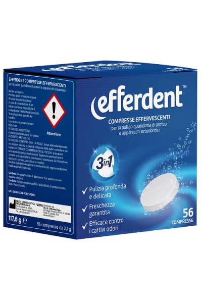 EFFERDENT EFFERVESCENTI 56CPR EFFERDENT EFFERVESCENTI 56CPR