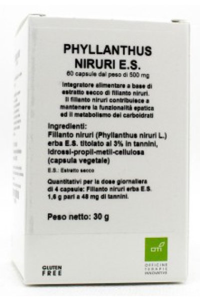 PHYLLANTHUS NIRURI ES 60CPS PHYLLANTHUS NIRURI ES 60CPS