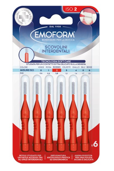 EMOFORM SCOVOLINO ISO 2 ROSSO EMOFORM SCOVOLINO ISO 2 ROSSO