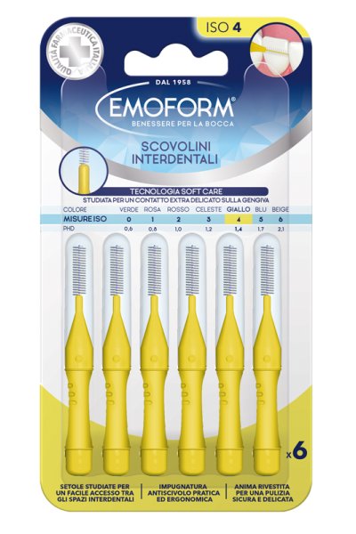 EMOFORM SCOVOLINO ISO 4 GIALLO EMOFORM SCOVOLINO ISO 4 GIALLO