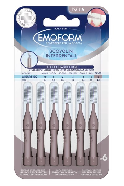 EMOFORM SCOVOLINO ISO 6 BEIGE EMOFORM SCOVOLINO ISO 6 BEIGE