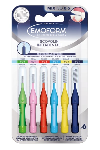 EMOFORM SCOVOLINO MIX 6PZ EMOFORM SCOVOLINO MIX 6PZ