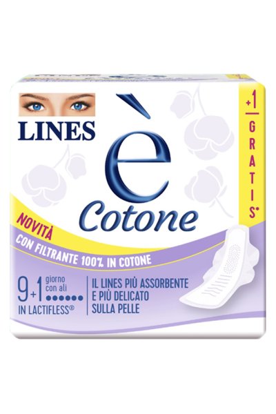 LINES E' COTONE ALI 9+1PZ LINES E' COTONE ALI 9+1PZ