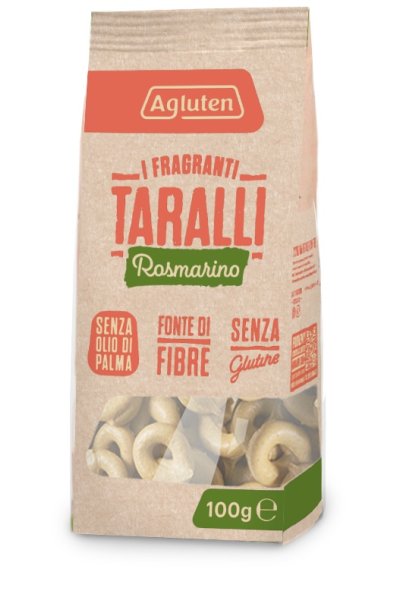 AGLUTEN Taralli Rosm.100g AGLUTEN Taralli Rosm.100g