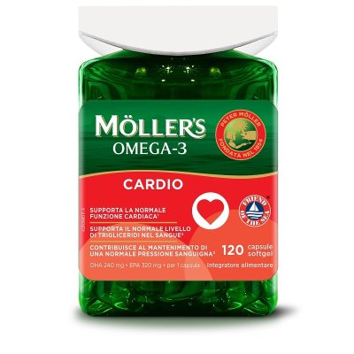 MOLLER'S OMEGA 3 CARDIO 120CPS MOLLER'S OMEGA 3 CARDIO 120CPS