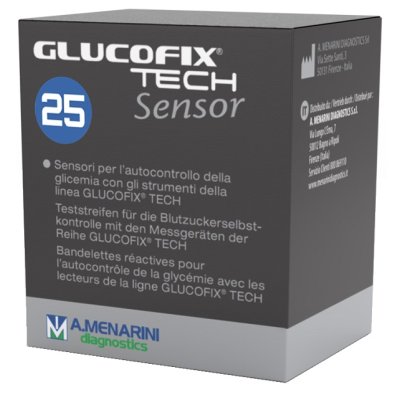 GLUCOFIX TECH SENSOR 25STR GLUCOFIX TECH SENSOR 25STR