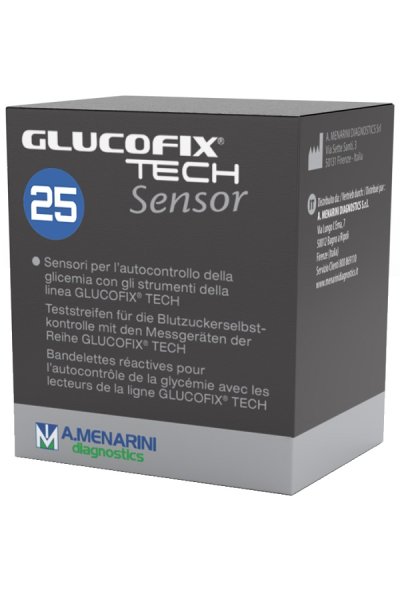 GLUCOFIX TECH SENSOR 25STR GLUCOFIX TECH SENSOR 25STR