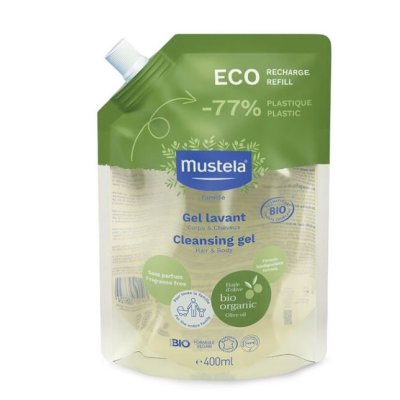MUSTELA GEL BIO REFILL 400ML MUSTELA GEL BIO REFILL 400ML