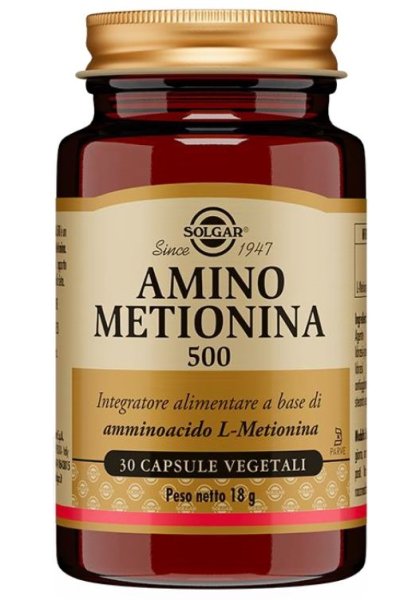 AMINO METIONINA 500 30CPS VEG AMINO METIONINA 500 30CPS VEG