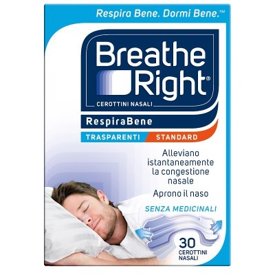BREATH RIGHT TRASPARENTI 30PZ BREATH RIGHT TRASPARENTI 30PZ