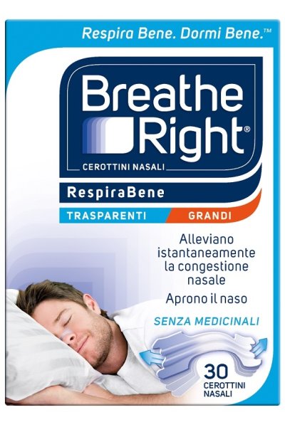 BREATH RIGHT TRASPARENTI GR30P BREATH RIGHT TRASPARENTI GR30P