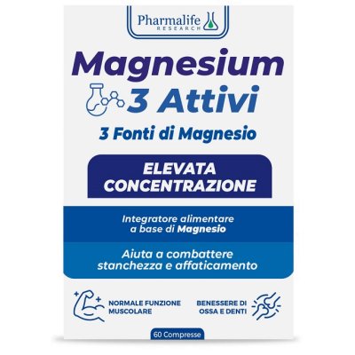 MAGNESIUM 3 ATTIVI 60CPR MAGNESIUM 3 ATTIVI 60CPR