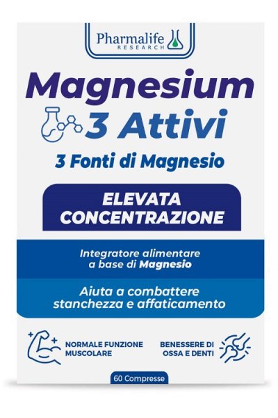 MAGNESIUM 3 ATTIVI 60CPR MAGNESIUM 3 ATTIVI 60CPR