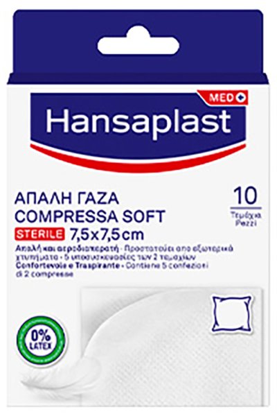 HANSAPLAST COMPR SOFT STER 10P HANSAPLAST COMPR SOFT STER 10P