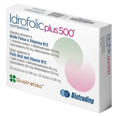IDROFOLIC Plus*500 30Cpr IDROFOLIC Plus*500 30Cpr