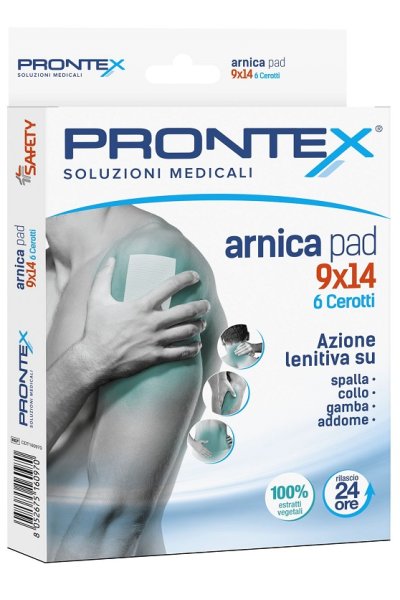 PRONTEX ARNICA PAD 9X14 6CER PRONTEX ARNICA PAD 9X14 6CER